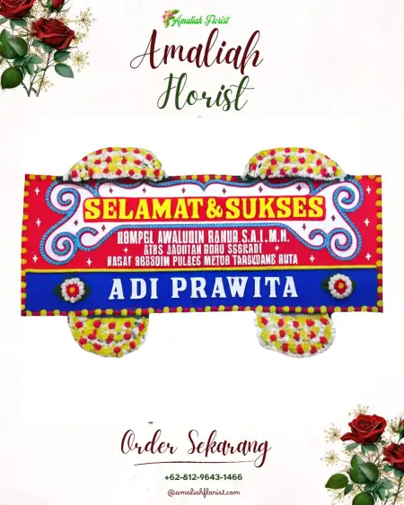 Papan Bunga Ucapan Selamat Rasuna Said